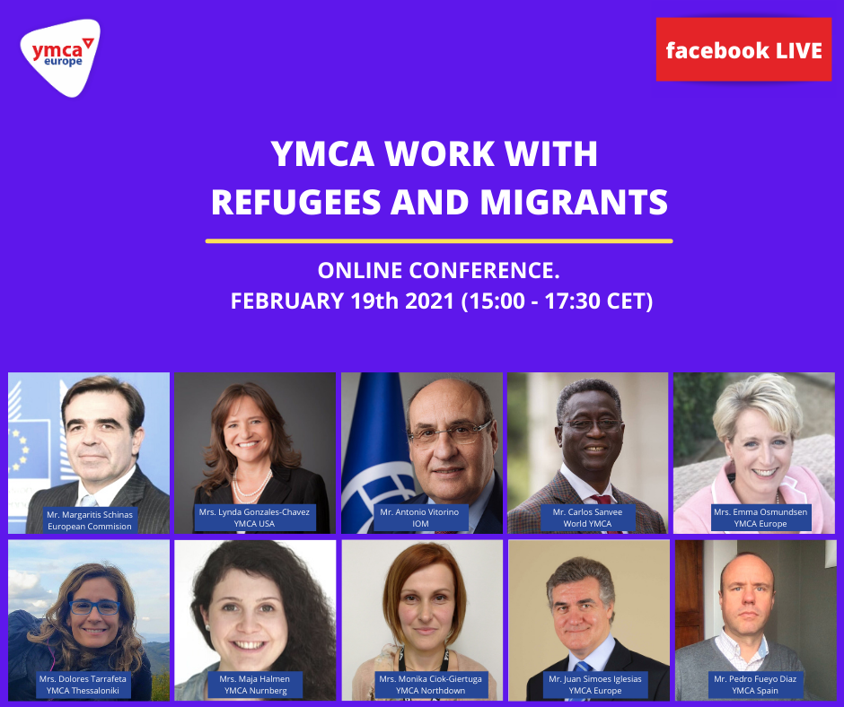 Photos of speakers of the event